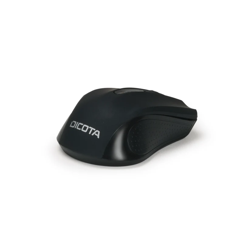 Dicota Comfort Mouse - Radio Frequency - USB - Black - Wireless - 1000 dpi - Image 2