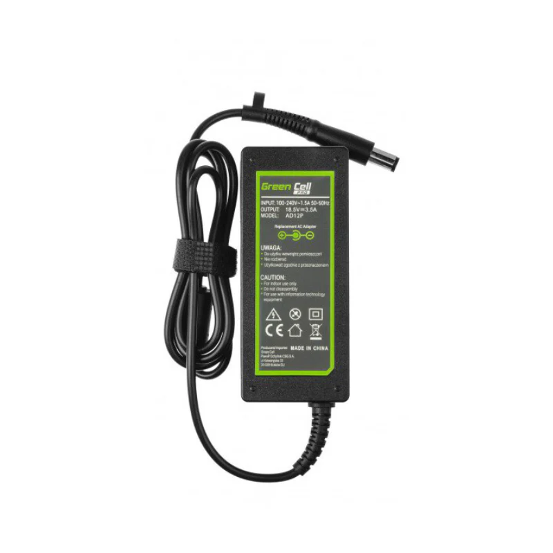 Green Cell AC adapter PRO 18.5V 3.5A 65W for HP 250 G1 255 G1 ProBook 450 G2 455 G2 Compaq Presario CQ56 CQ57 CQ58 CQ60 - Image 2