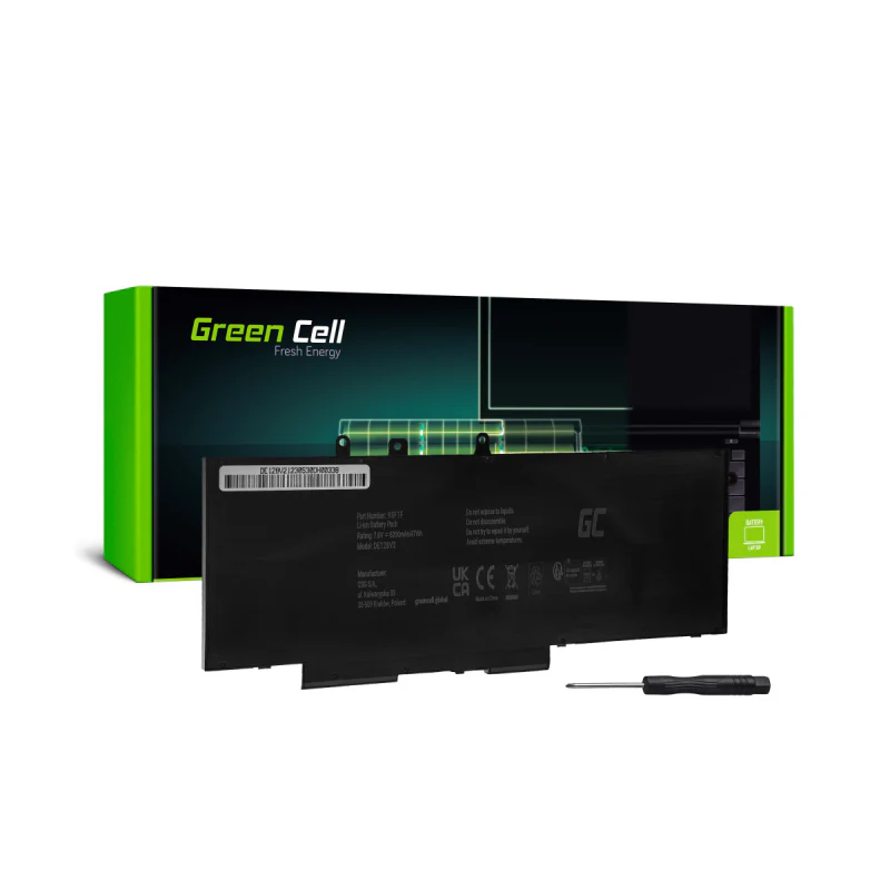 Green Cell Battery 93FTF GJKNX for Dell Latitude 5280 5290 5480 5490 5491 5495 5580 5590 5591 Precision 3520 3530