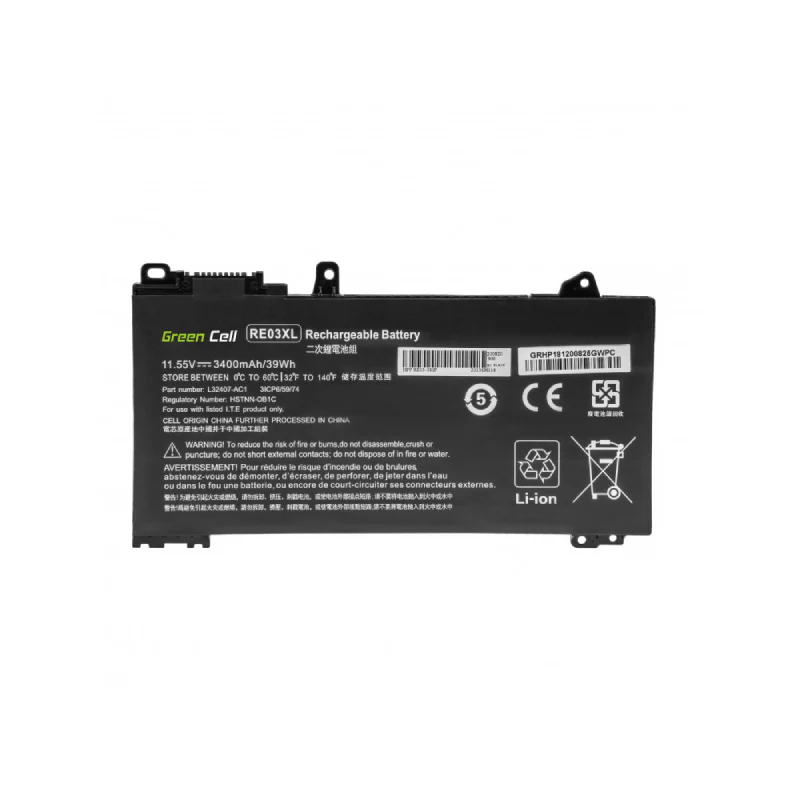 Green Cell Battery RE03XL for HP ProBook 430 G6 G7 440 G6 G7 445 G6 G7 450 G6 G7 455 G6 G7 445R G6 455R G6 - Image 2