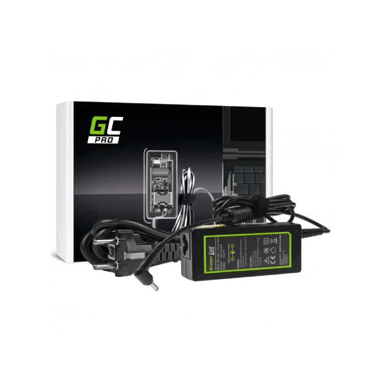 Green Cell PRO Charger / AC Adapter 19V 3.42A 65W for Asus F553 F553M F553MA R540L R540S X540S X553 X553M X553MA ZenBook UX303L