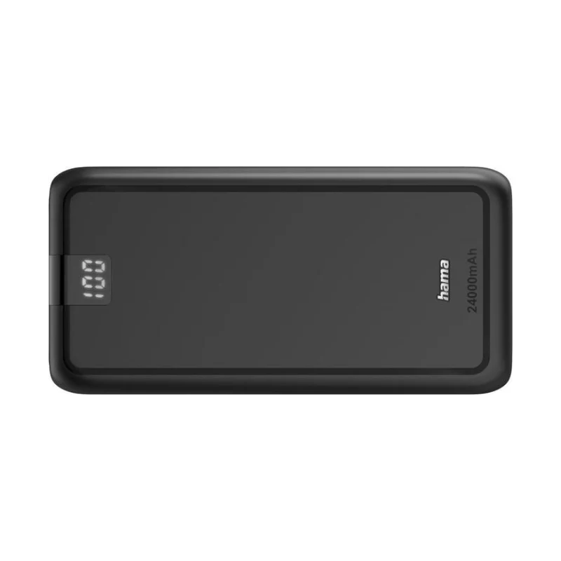 Hama Performance 24 24000mAh Fast Charge Powerbank, 2x USB-A, USB-C, LED Capacity Indicator, Grey - Image 4