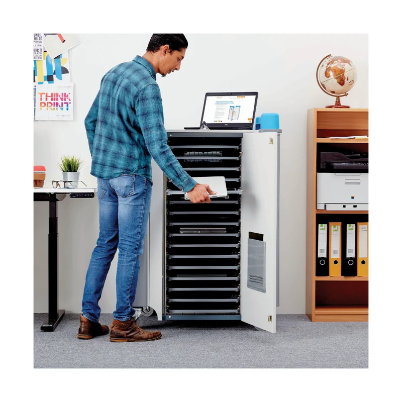 LapCabby 16H - Mobile Device Classroom Charging Trolley - Image 6