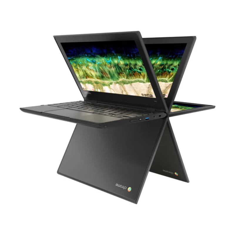 Lenovo Chromebook 11 500e 2nd Gen Touch 2n1 Celeron N400 | 4GB RAM | 32GB SSD Black - Bskin - Image 3