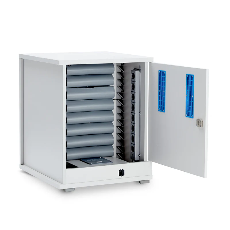 Lyte 16 Single Door Metal Shelf  – Mobile Device Charging Cabinet - Image 5