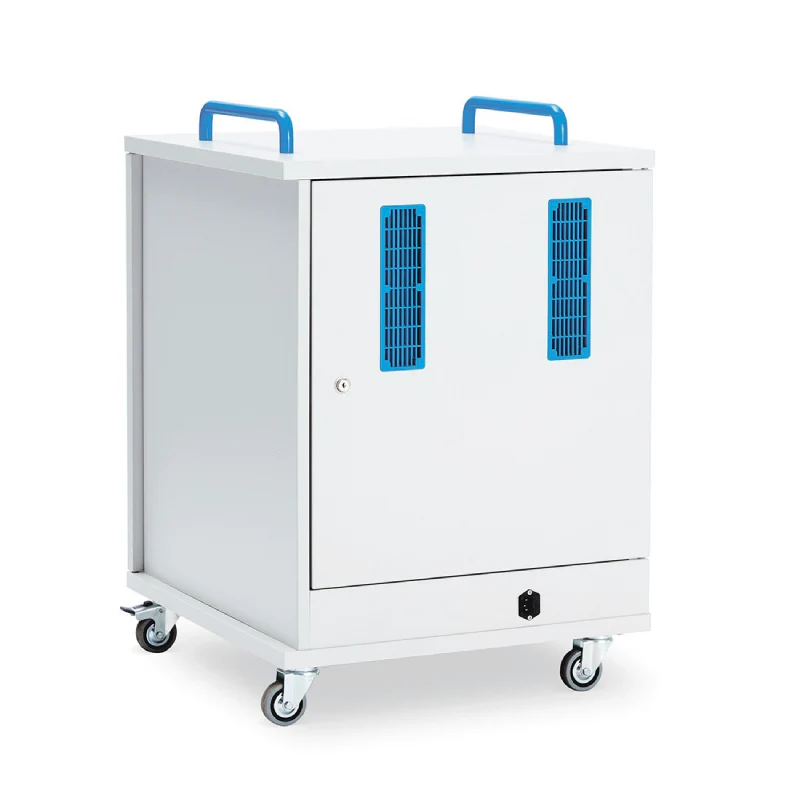 Lyte 16 Single Door Metal Shelf - Mobile Device Charging Cabinet - Image 3