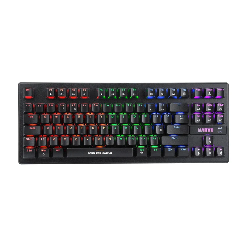 Marvo KG909 Keyboard USB QWERTY UK English Black