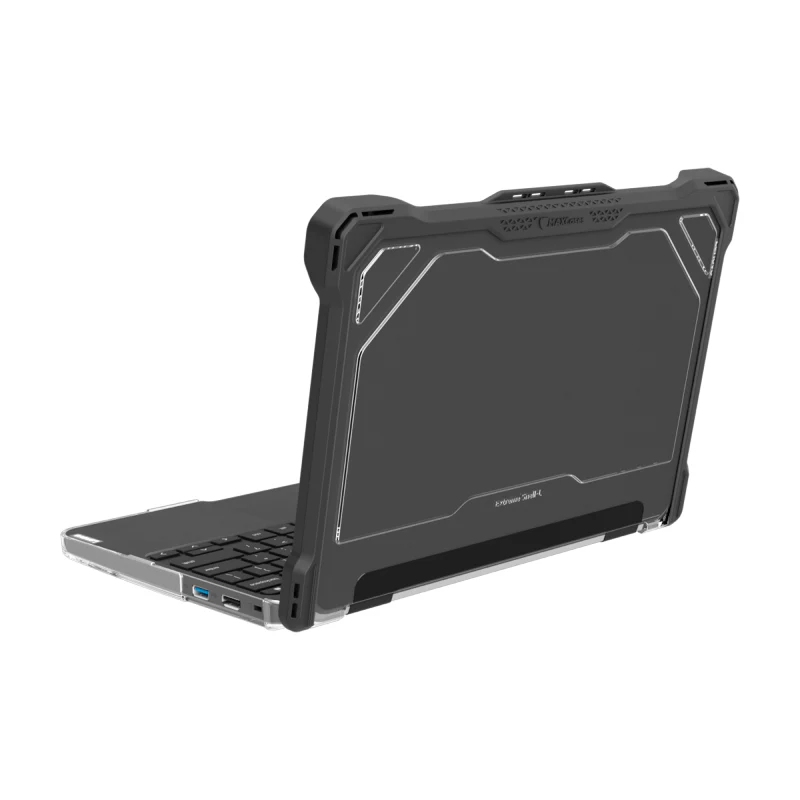 MaxCases Extreme Shell-L for Lenovo 300e/500e G3 Chrome, 300w/500w Windows 2:1 11" (Black/Clear) - Image 7