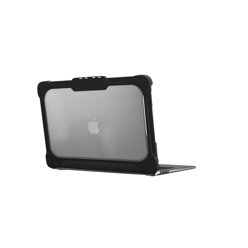 MaxCases Extreme Shell-L for MacBook Air 13.6" (2022 - 2026 M2/M3/M4/M5) (A3113) (Black/Clear) - Image 3