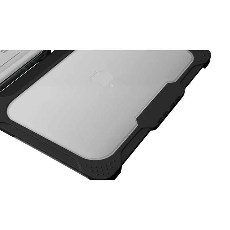 MaxCases Extreme Shell-L for MacBook Air 13.6" (2022 - 2026 M2/M3/M4/M5) (A3113) (Black/Clear) - Image 6