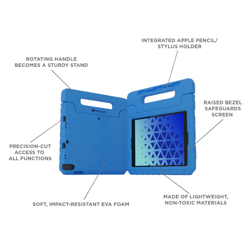 MaxCases Shieldy-K Foam Case for iPad 10/11 (Blue) - Image 3