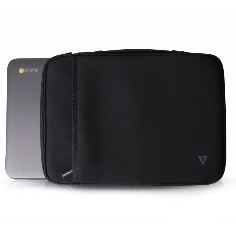 V7 J153400 33.8 cm (13.3") Sleeve case Black - Image 4